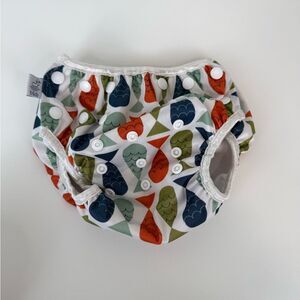 Beau & Belle Nageuret Infant Baby Toddler Reusable Swim Diaper Fish 0-36 months
